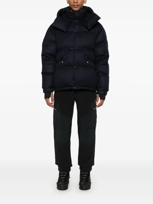 ６万取引突破★UPS速達便利用！【MONCLER】HAINET SKI JACKET MONCLER GRENOBLE Hainet hooded belted stretch-twill ski