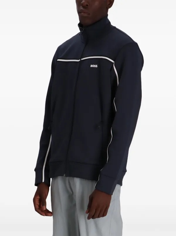 BOSS ジップアップ ジャケット | ブルー | FARFETCH JP