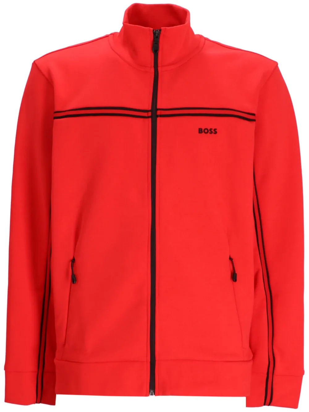 BOSS Jack met logoprint Rood