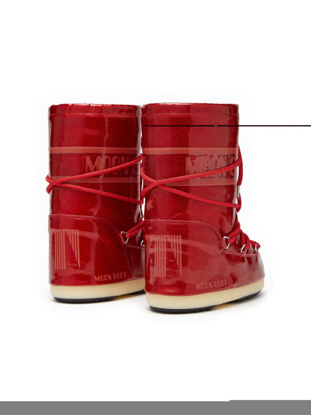 Moon Boot Kids logo boots - Rood