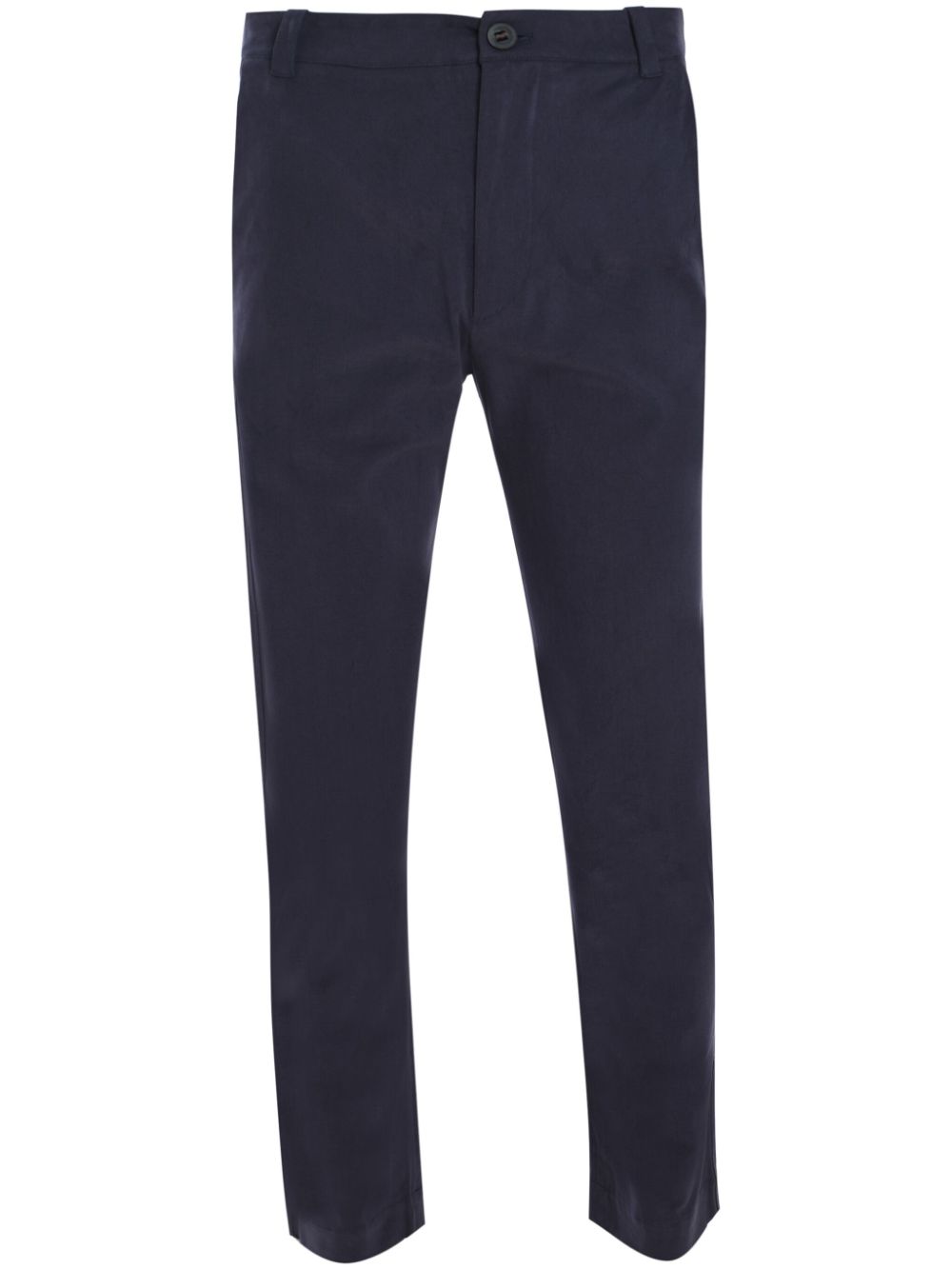 straight-leg chino trousers