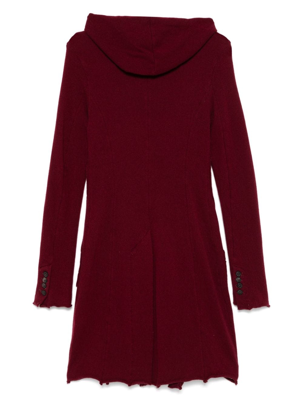 Rundholz cashmere cardi-coat - Rood