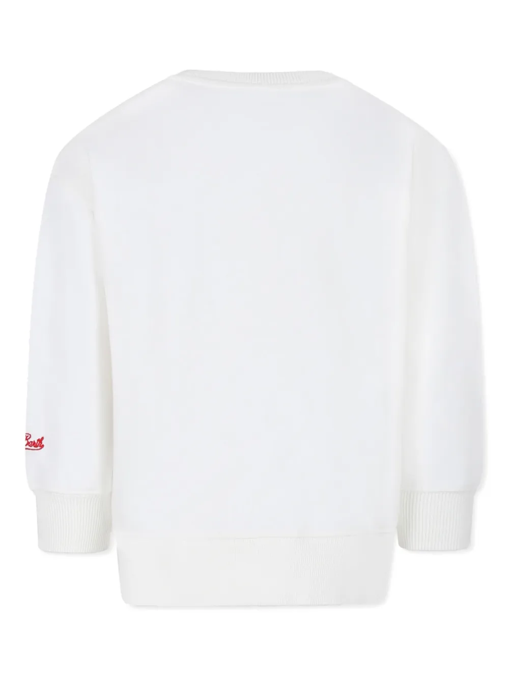 mc2saintbarthkids MC2 Saint Barth Kids Sweater met applicatie - Wit