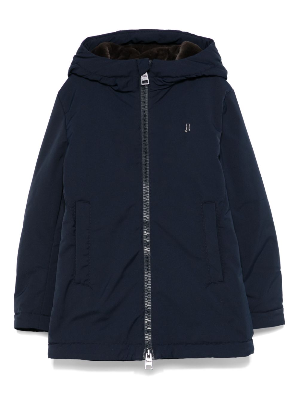 Herno Kids Jas met capuchon Blauw