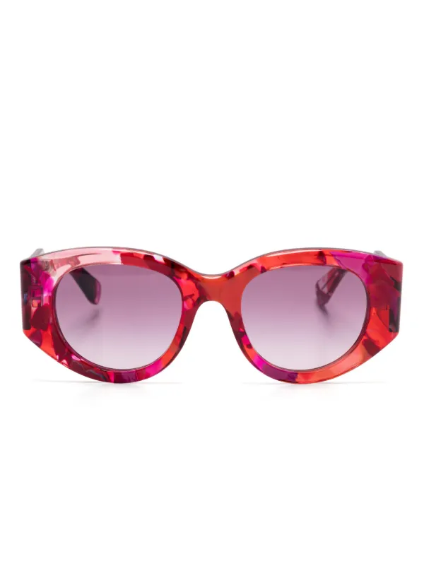 Chloe Red sunglasses Aly shield sunglasses in red - Chloe | Mytheresa main image 3