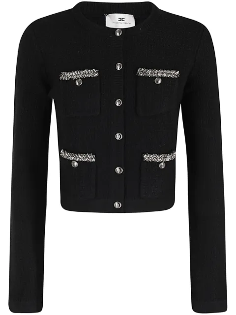 Elisabetta Franchi embroidered cardigan 