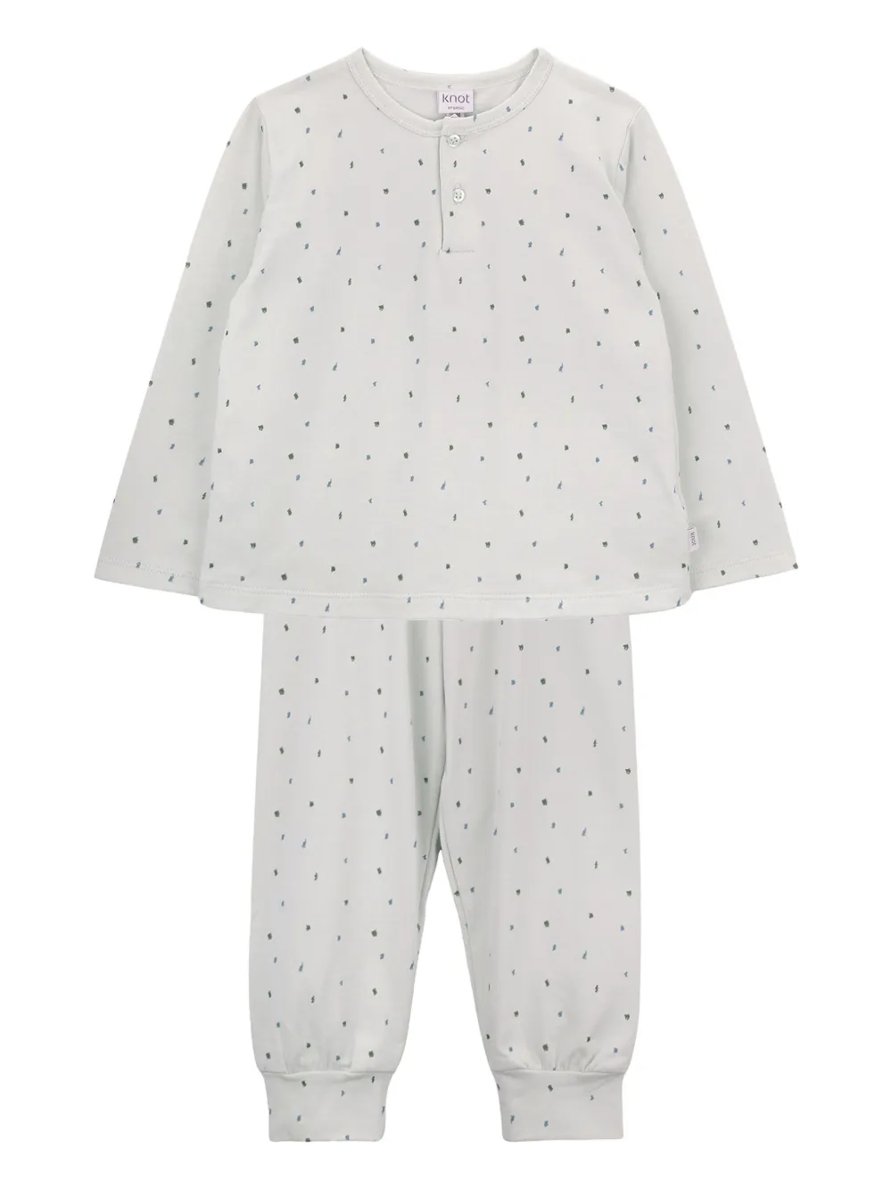 Knot Pencil Dots pyjama Wit