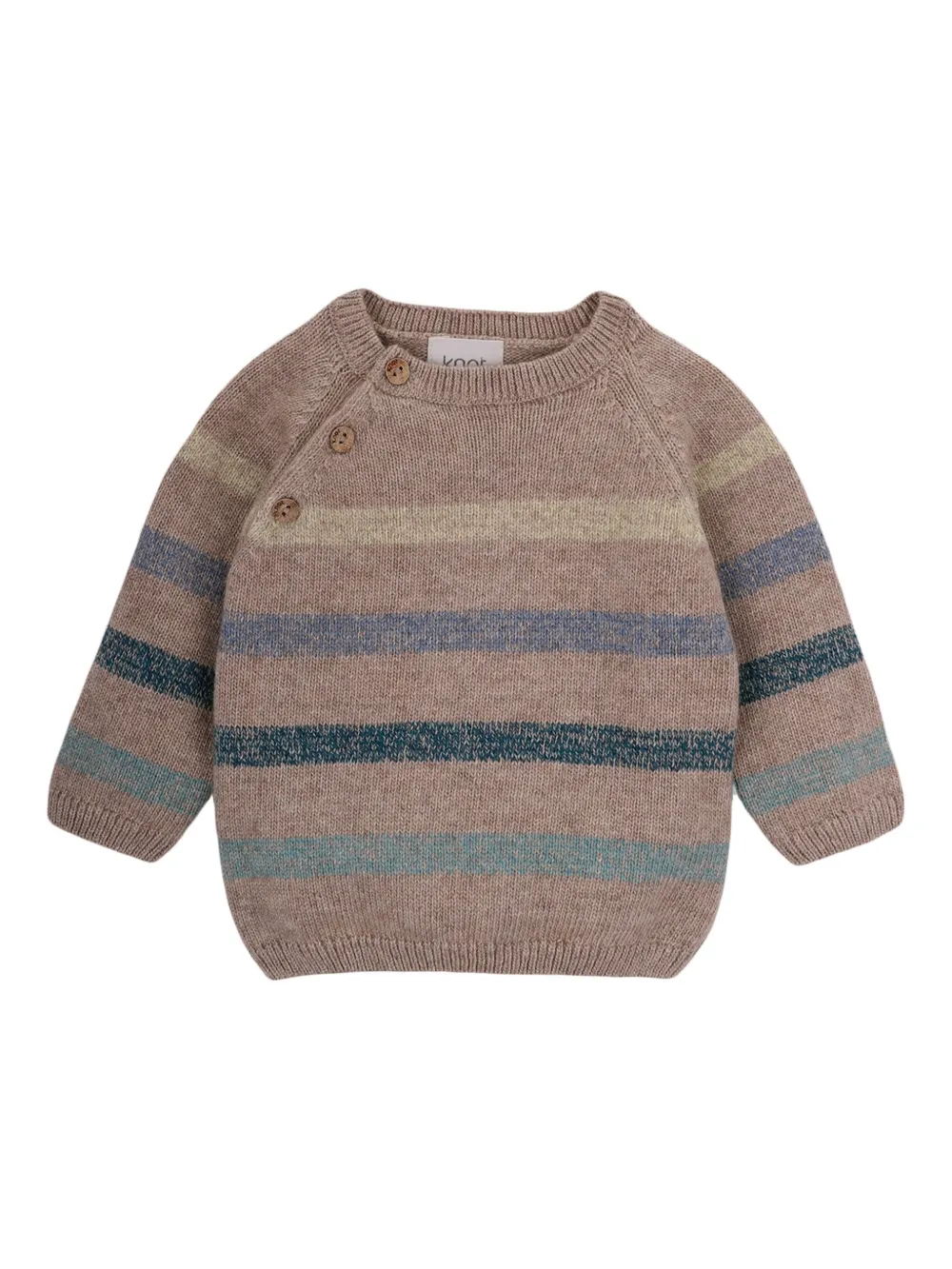 Knot Will Sweater In Nude