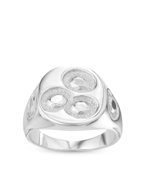 Bleue Burnham Chloroplast Impression signet ring