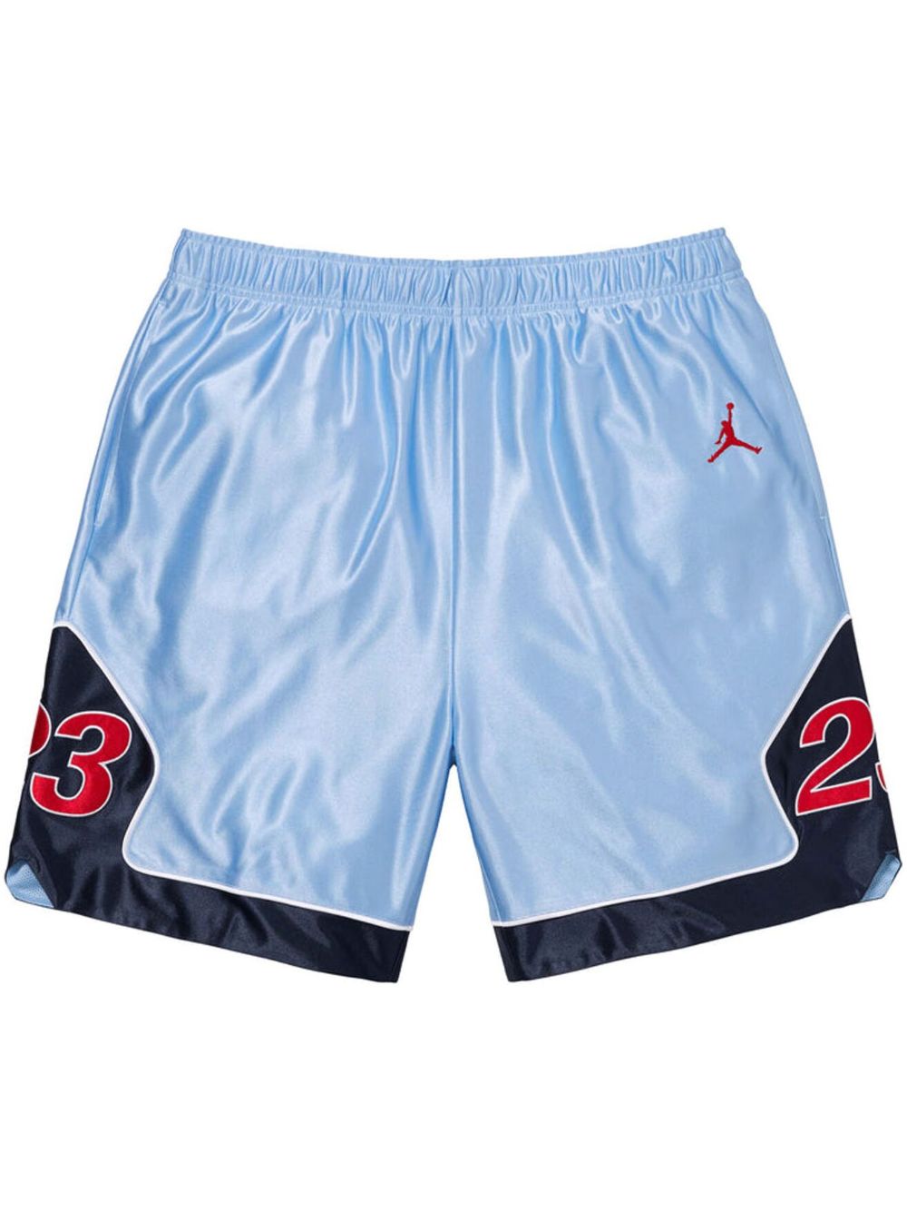 Supreme x Jordan Warm Up shorts Blauw