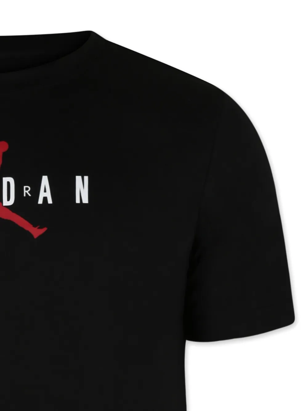 Jordan Kids T-shirt met logoprint Zwart