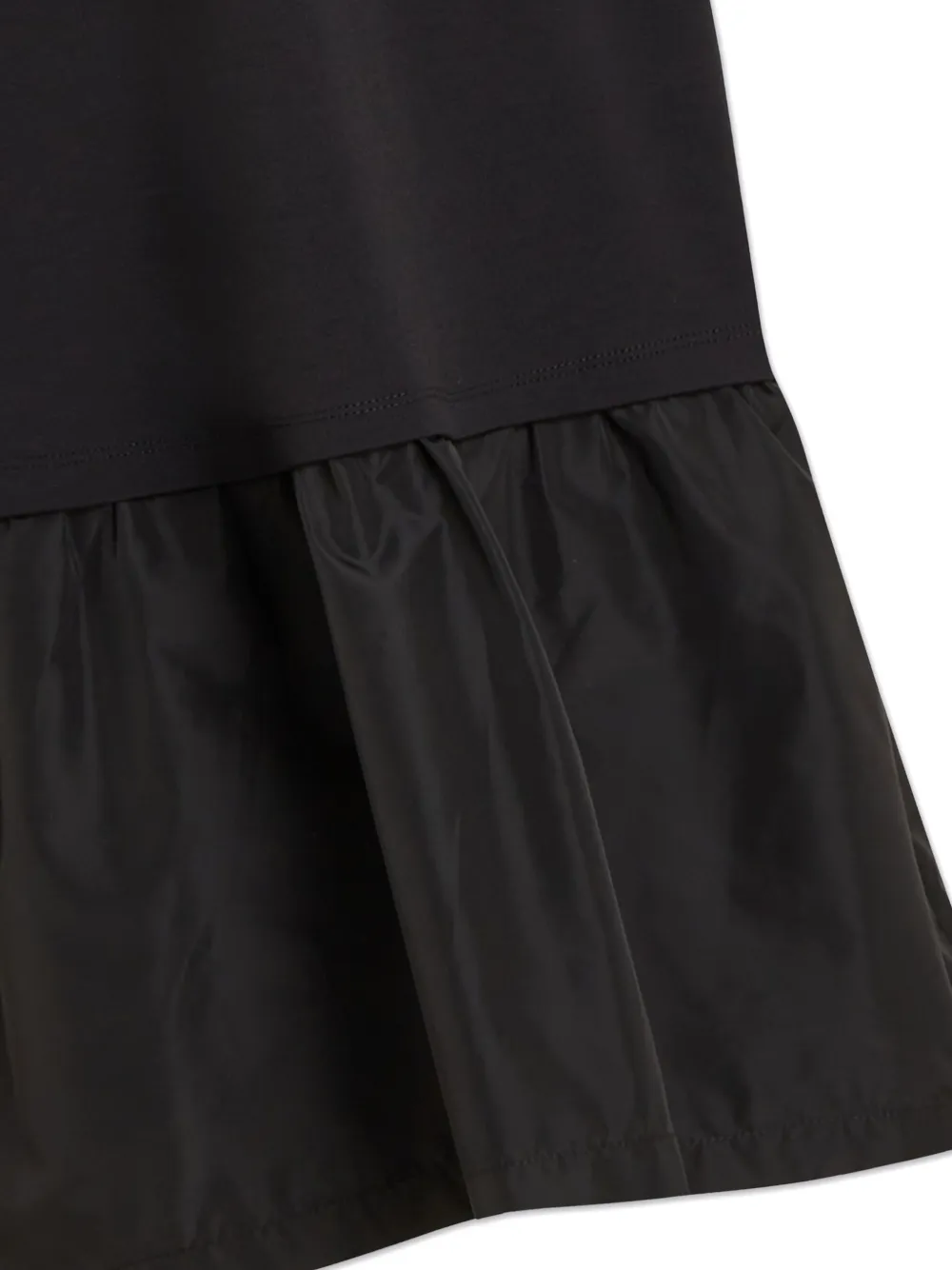 Calvin Klein Kids Jurk met kraag met geborduurd logo Zwart