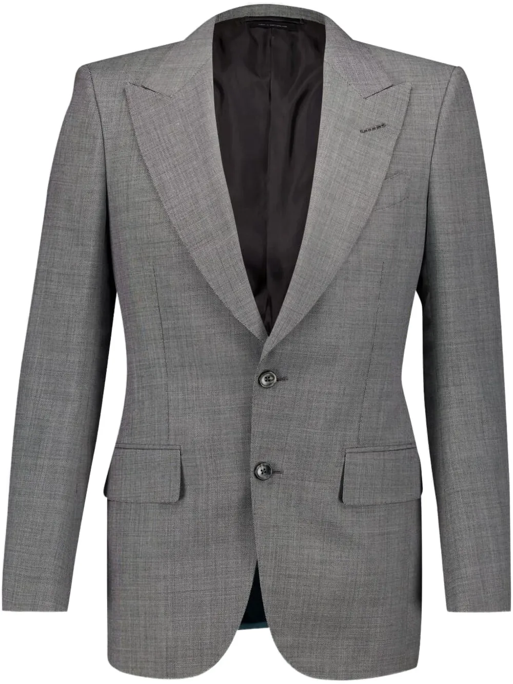 TOM FORD Blazer met enkele rij knopen Grijs