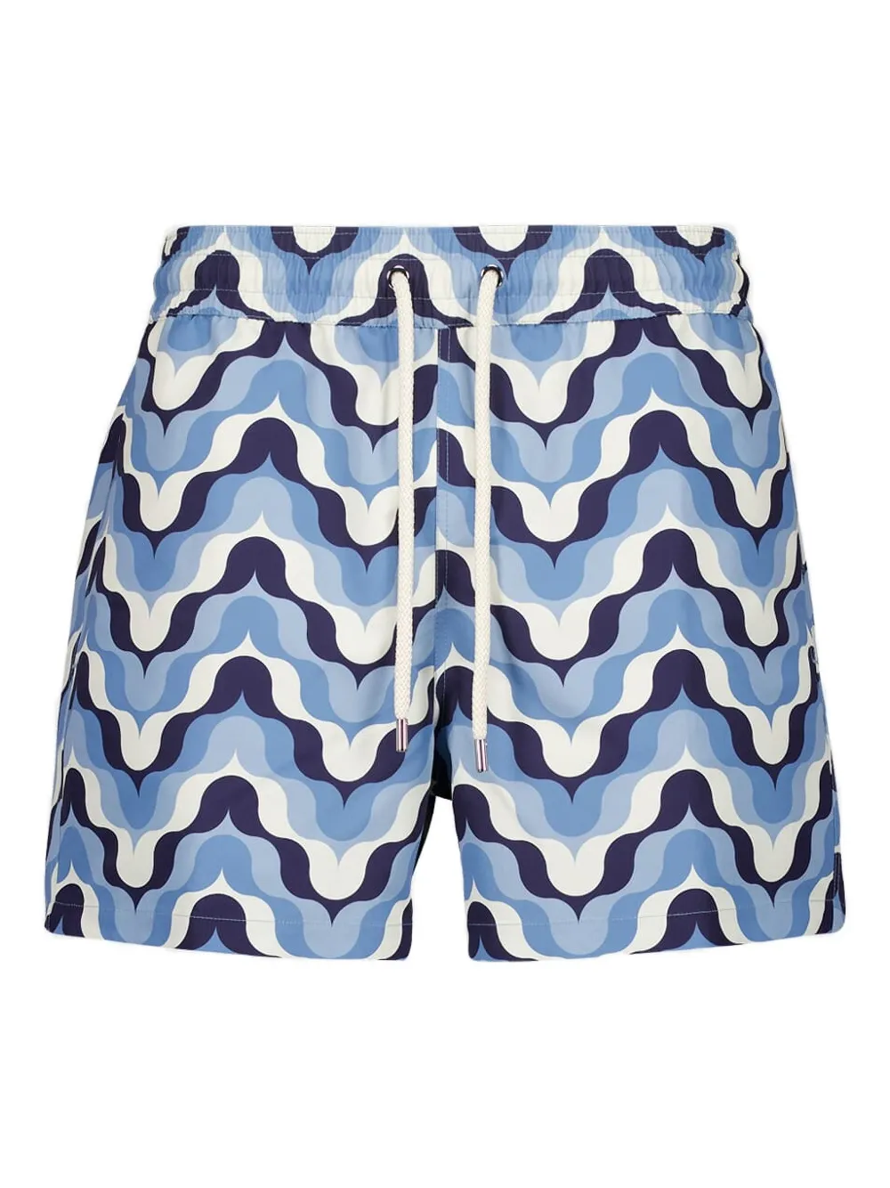 Frescobol Carioca wave-print swim shorts - ブルー Frescobol Carioca wave-print swim shorts - ブルー