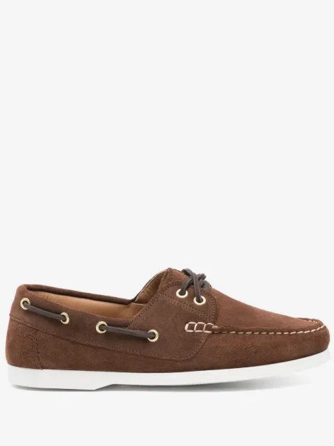 P.A.R.O.S.H. suede boat shoes