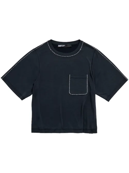 T-shirt à ornements strassés - Bimba y Lola - Modalova