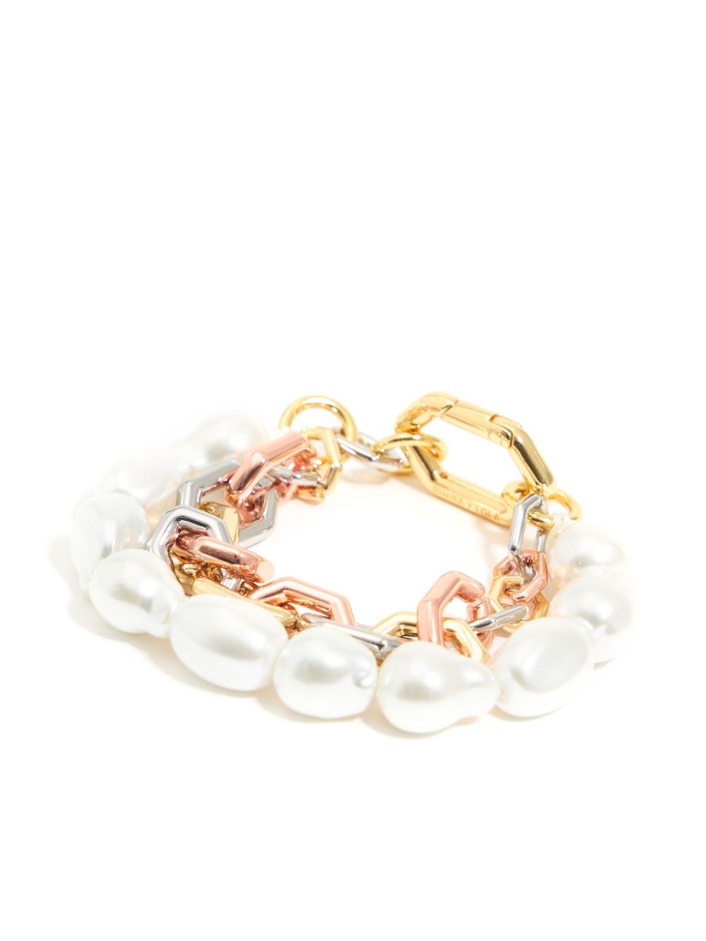 chain and pearl bracelet