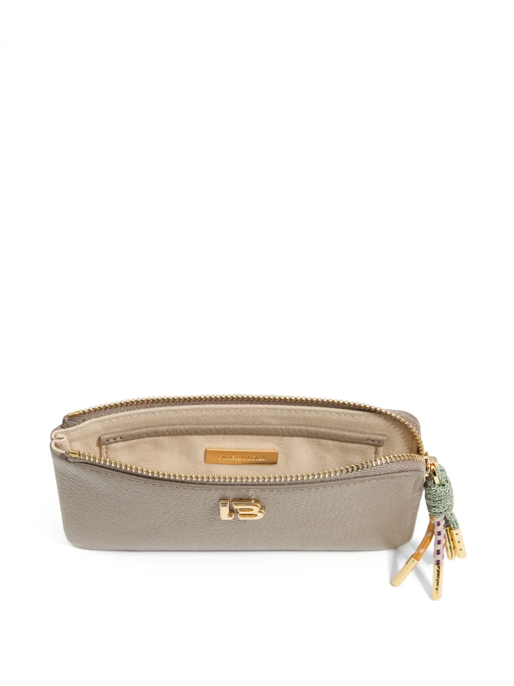 Bimba y Lola Leather Purse Neutrals FARFETCH