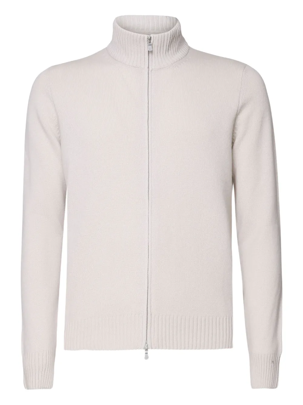 Giuliano Galiano high-neck zip-front cardigan | White | Image 1