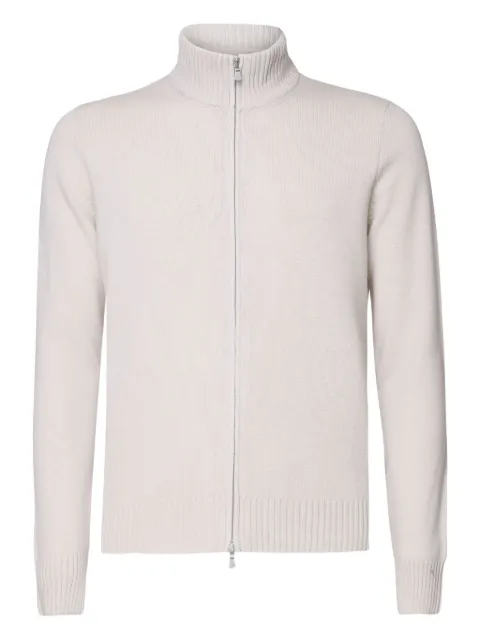 Giuliano Galiano high-neck zip-front cardigan