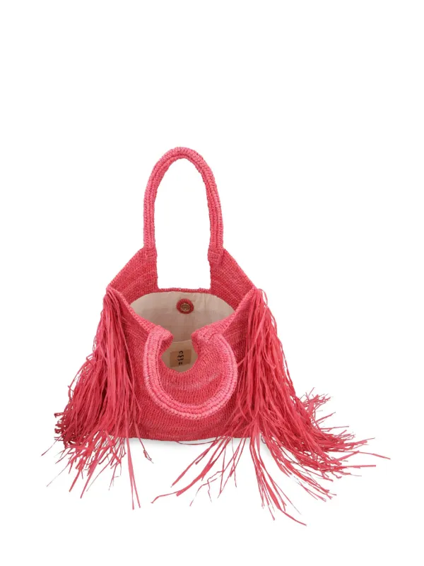 MADE FOR A WOMAN Sac Cabas Kifafa Frange Rose FARFETCH FR