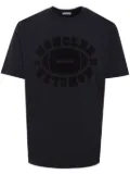 Moncler American Football motif T-shirt - Black