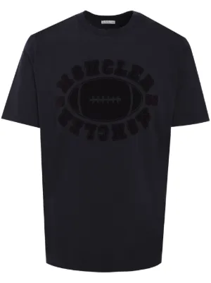 Moncler Playera Con Logo Estampado | Negro | FARFETCH CL