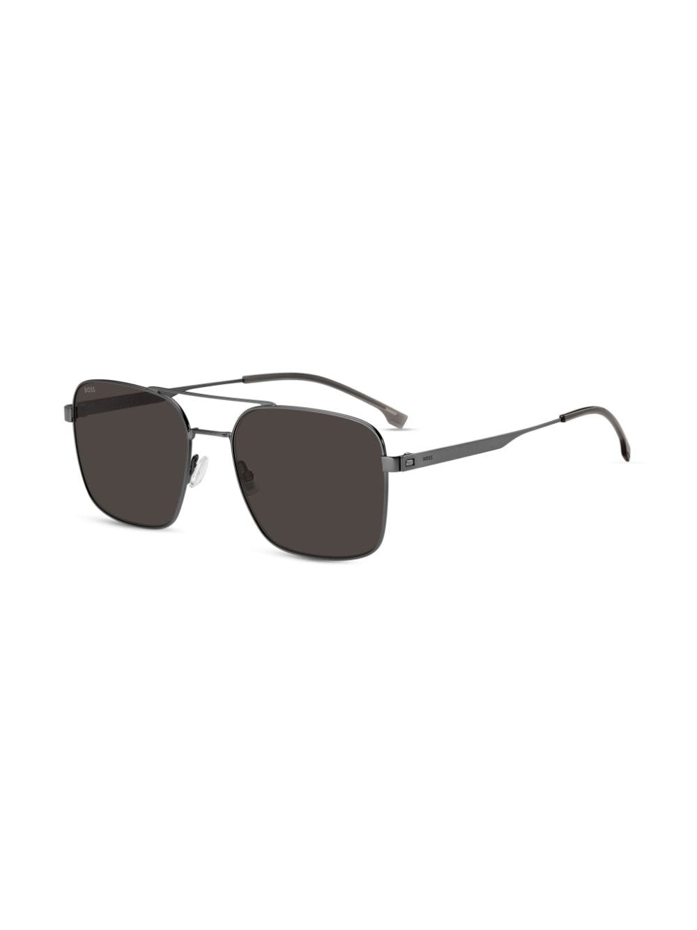 Shop Hugo Boss Square-frame Sunglasses In Grey