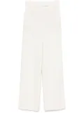 Róhe wide-leg textured trousers - Neutrals