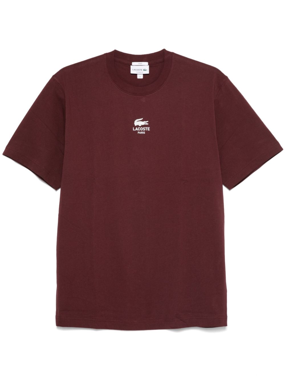 Lacoste T-shirt met logoprint Rood