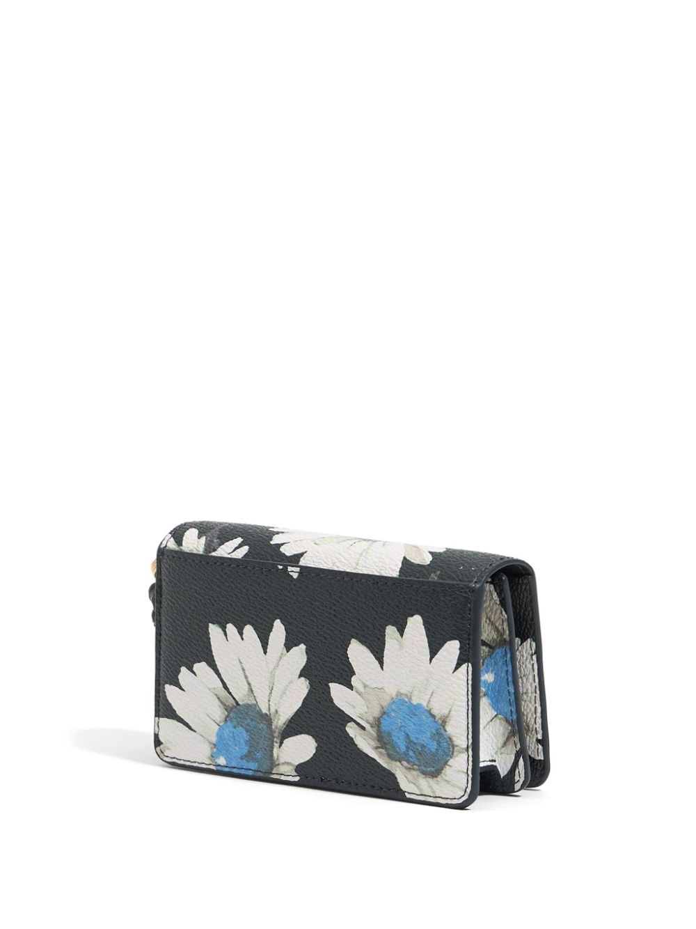 Bimba y Lola daisy-print leather wallet - Grijs