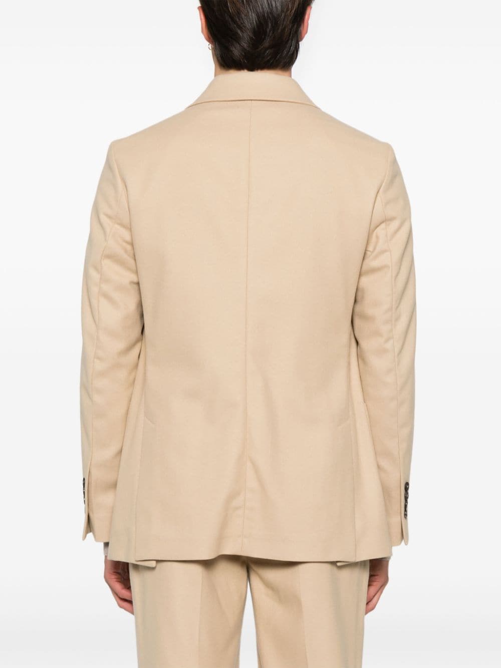 Shop Circolo 1901 Virgin Wool Blazer In Neutrals