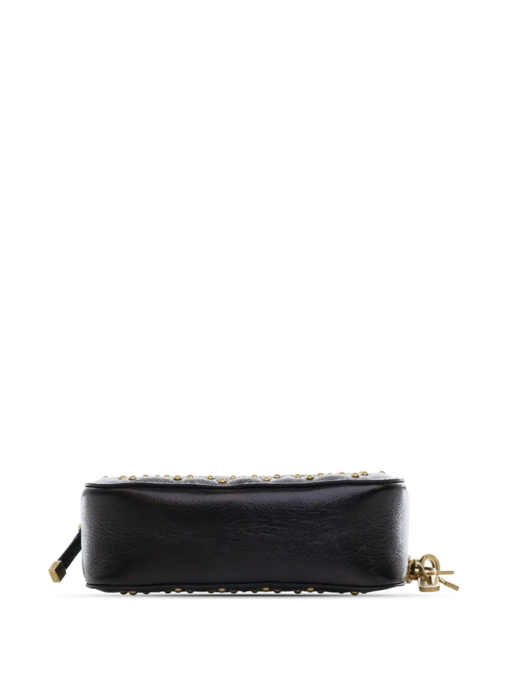 Christian Dior Pre-Owned 2017 Cannage Camera kalfsleren crossbodytas met studs - Zwart