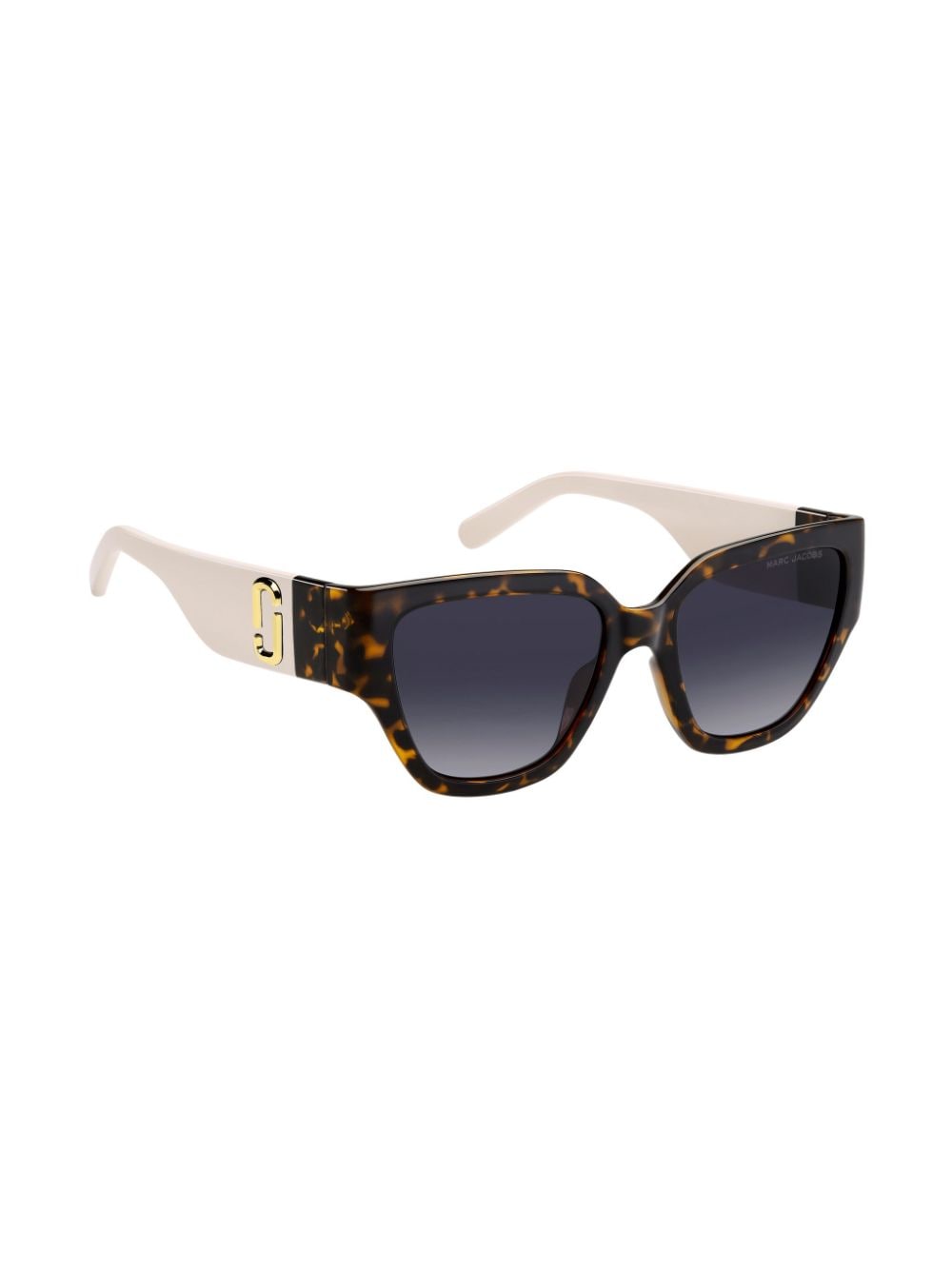 Shop Marc Jacobs Square-frame Sunglasses In Brown