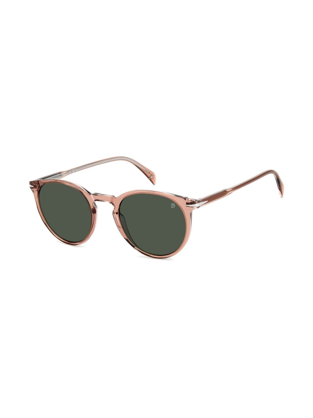 Shop Eyewear By David Beckham Round-frame Sunglasses In Pink