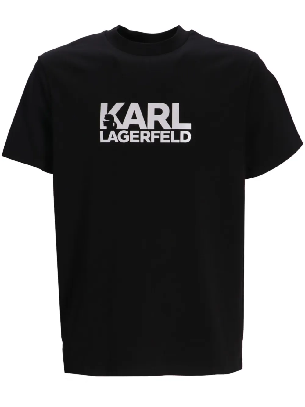 Karl Lagerfeld T-shirt met logoprint Zwart
