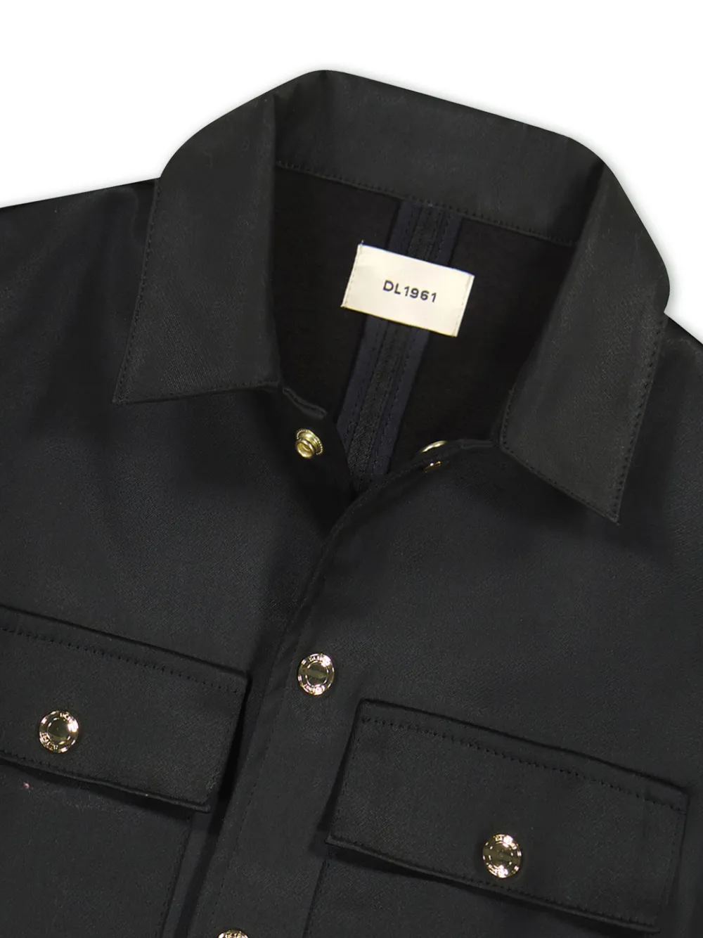  Dl1961 Kids Button-down Jacket - Black 