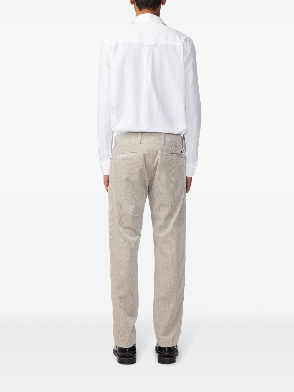 Shop Nn07 Corduroy Trousers In Neutrals