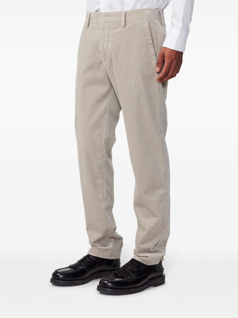 Shop Nn07 Corduroy Trousers In Neutrals