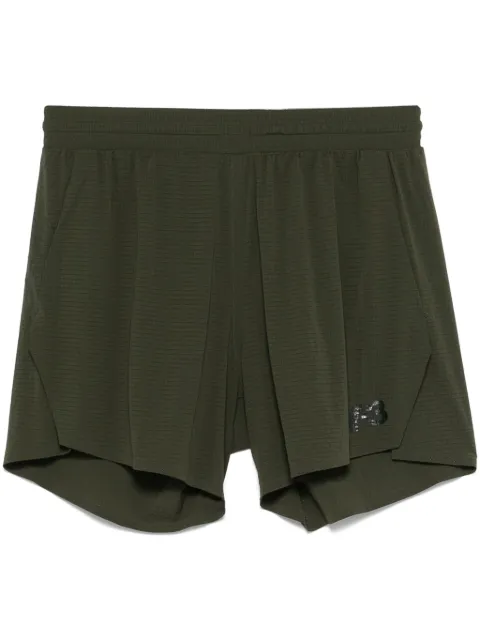 Y-3 perforated-design shorts