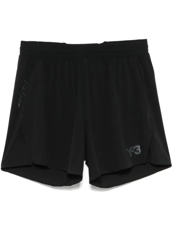 Y-3 パーフォレーテッド ショートパンツ | ブラック | FARFETCH JP