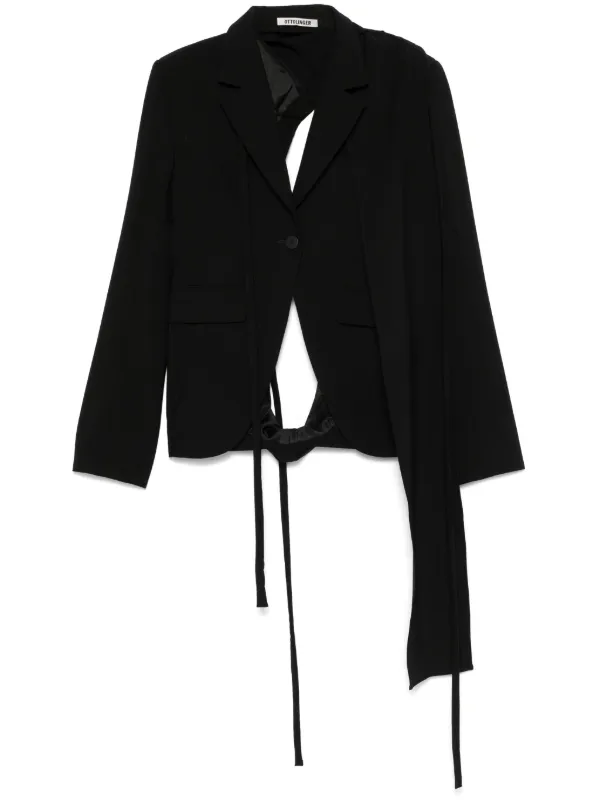 Lars Amadeus Heren Party Animal Leopard Print Blazer Notched Revers