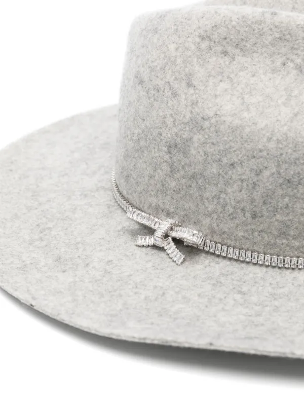 Grey fedora hat online