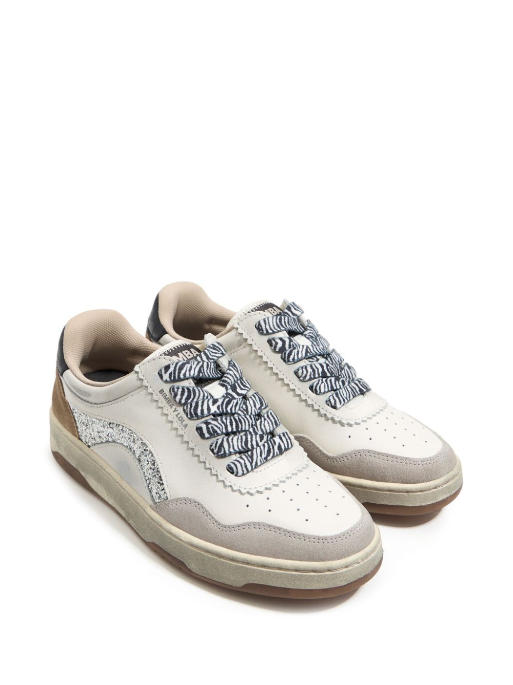 Bimba y Lola Cupsole leather sneakers - Wit