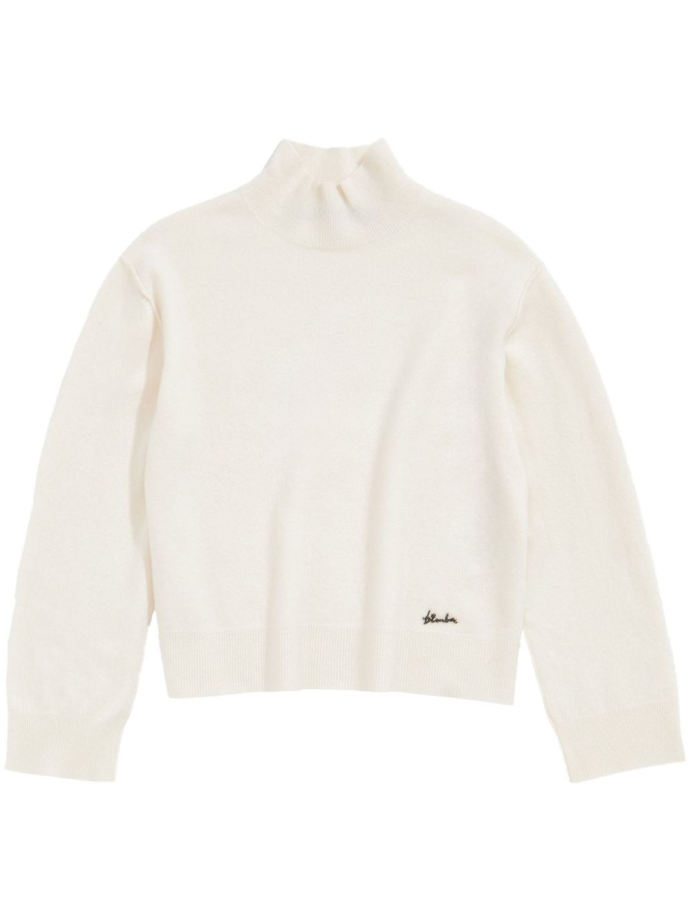 logo-embroidered sweater