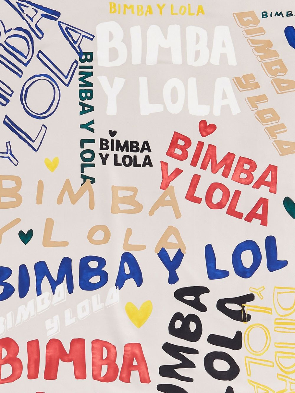 Bimba y Lola logo scarf - Beige