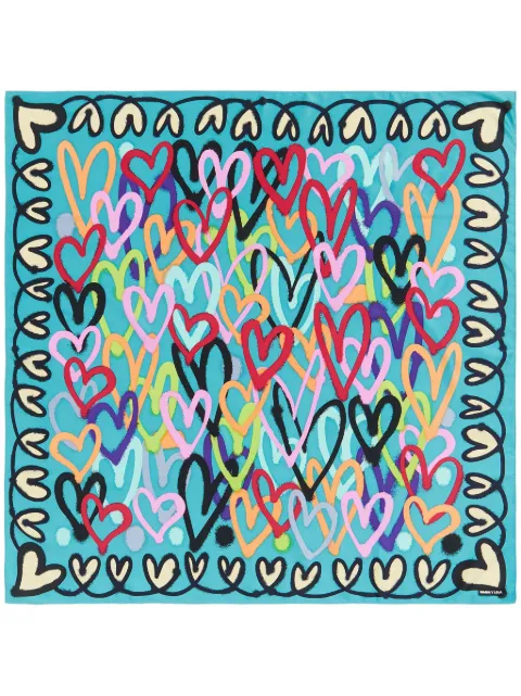 Bimba y Lola mascada con corazones estampados