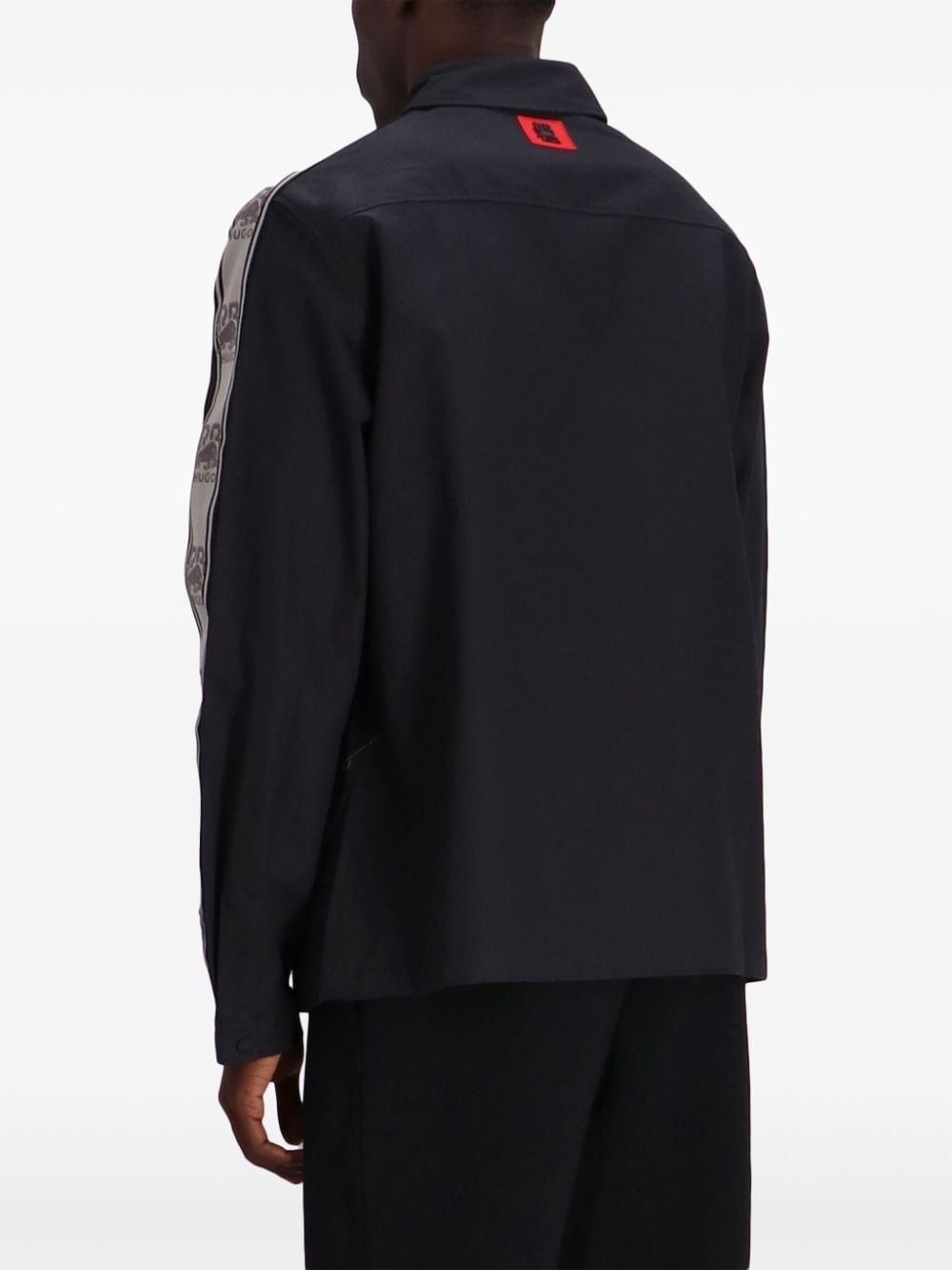 Shop Hugo Emmond Shirt Jacket In Black