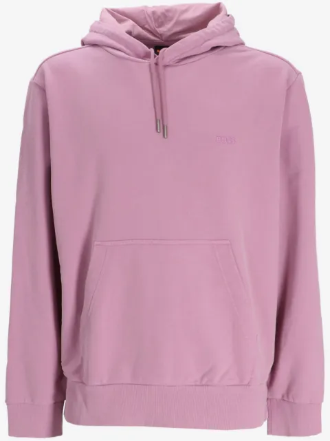 BOSS logo-print hoodie
