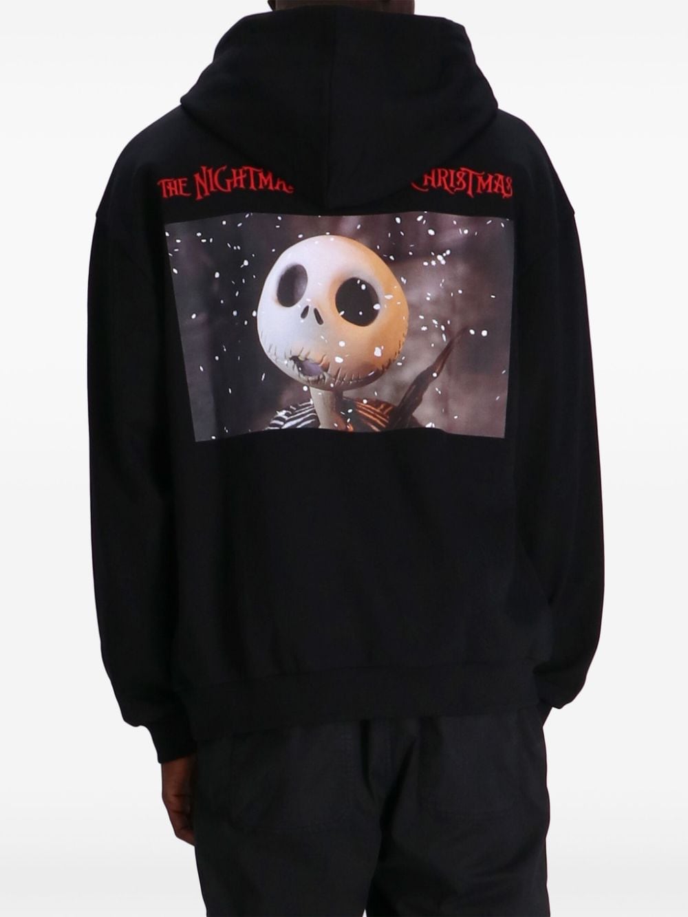 Shop Hugo Diskellington Nbc-print Hoodie In Black